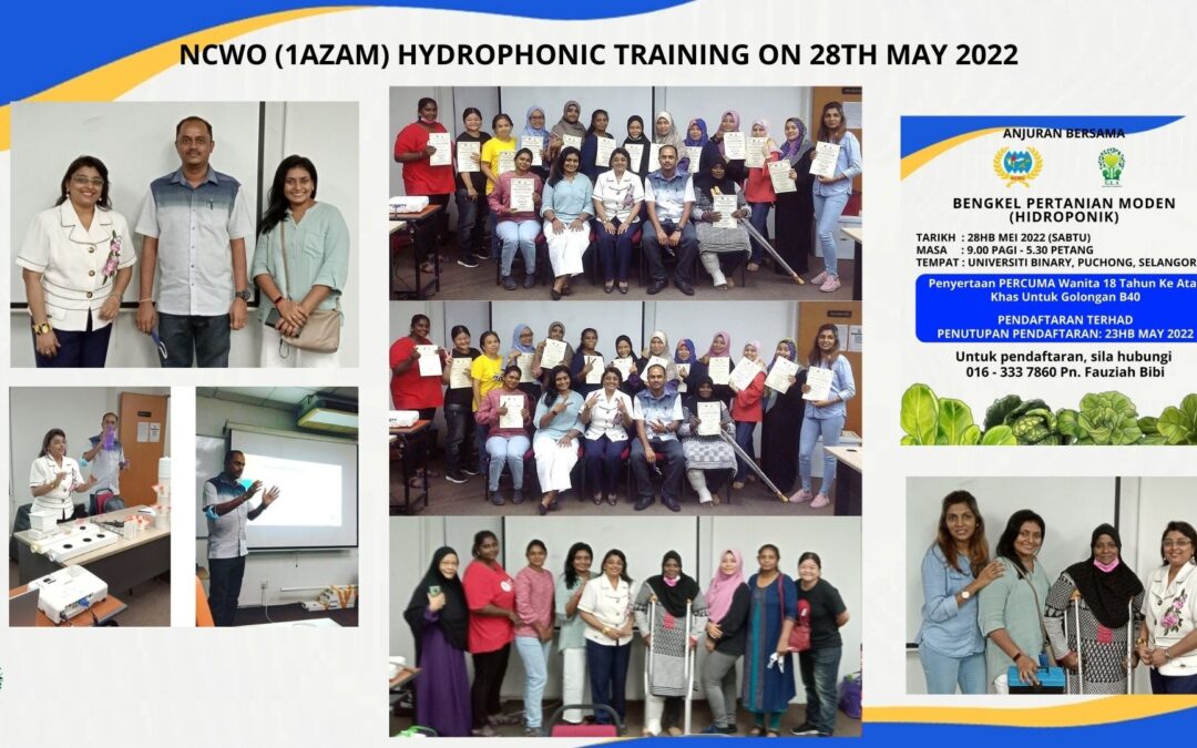 NCWO Jom Du-iT Hydrophonic Training